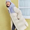 Skechers Windproof Waterproof Oil Stain Resistant Simple Fashion Letter Hooded Puffer Jacket Unisex Outerwear Cotton-Candy-White L424U184-0074