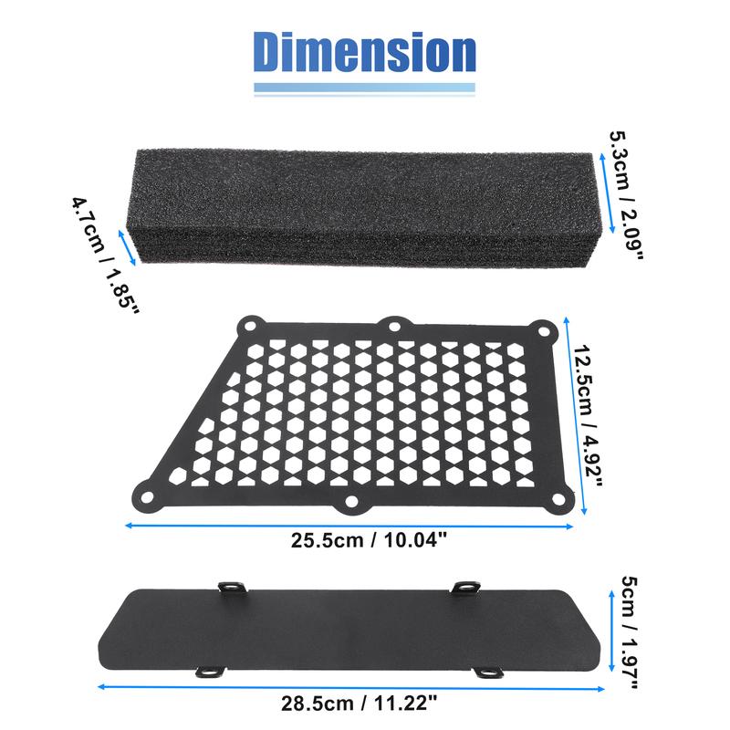 X Autohaux 1 Set Noise Reduction Air Clutch Intake Relocation Kit for Can Am Maverick X3 Max Turbo R RR XRC XRS 2017-