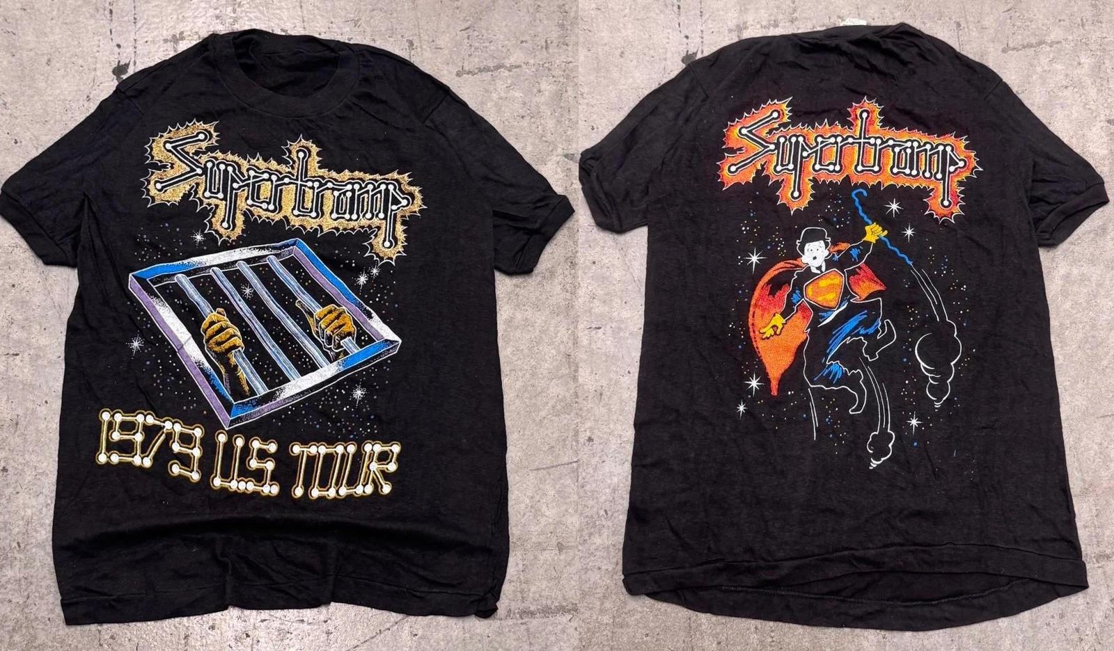 Very Rare Supertramp Band 1979 US Tour T-shirt S to 5XL 2F1683 3XL