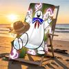 Ghostbusters Print Beach Towel Design, Soft, Lightweight. for Home Bathroom, Spa, Pool, Yoga, Surfing, Camping, Gift for Family, Friend