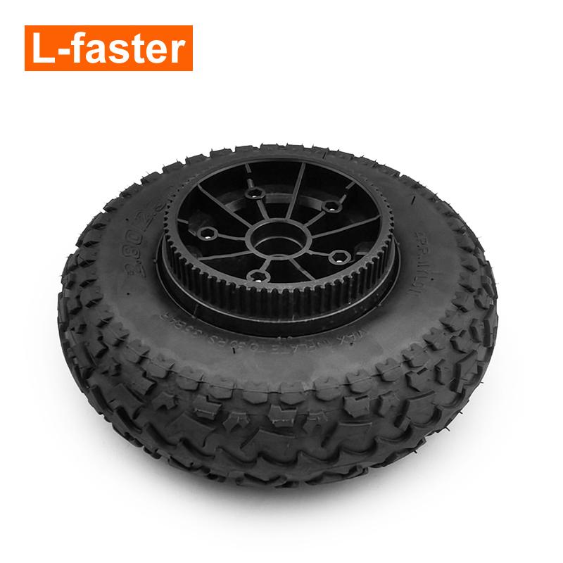 9 Inch Off-Road Rubber Air Tire Pulley Wheels for Electric Skateboard Parts