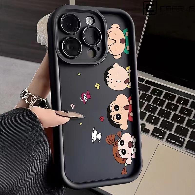 Cartoon Crayon Xiaoxin Is Suitable for Apple 15plus Mobile Phone Case 14promax Creative 13 New 12pro Soft X