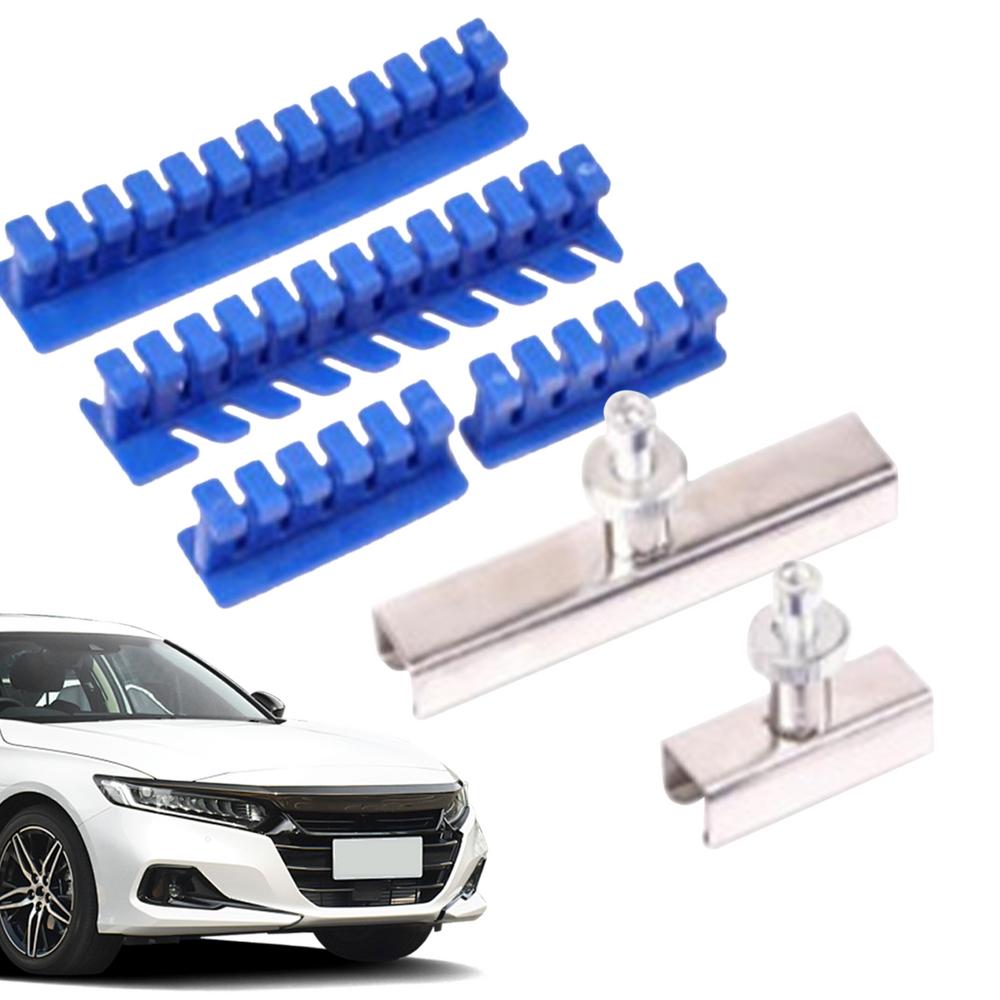 Car Dent Puller Kit Aluminum Steel Channel Nylon Tabs Sturdy Dent Puller Multifunctional Effective Car Maintenance Supplies