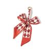 Silk Scarf Pendant Keychain: Versatile Bag Charm & Keyring