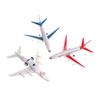 Plastic Air Bus Model Kids Children Pull Back Airliner Passenger Plane Model
