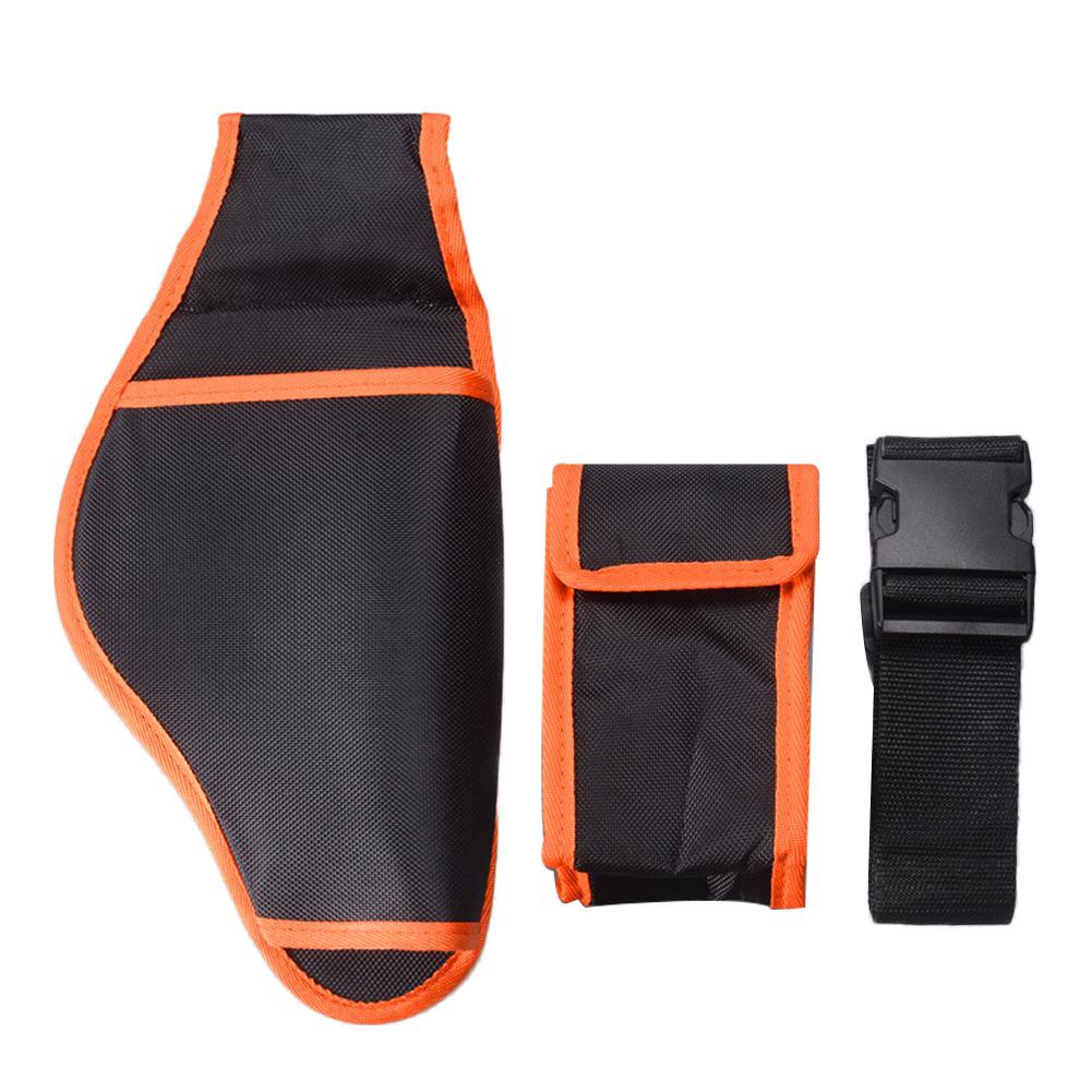 Garden Electric Pruning Shear Waist Bag with Battery Storage Box Electric Garden Scissor Wasit Bag with Belt Portable Outdoor