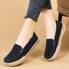 Leather Doudou Shoes Women's Comfortable Flat Bottom One Pedal Casual Single Shoes Beef Tendon Sole Soft Sole Medium Mother Shoes