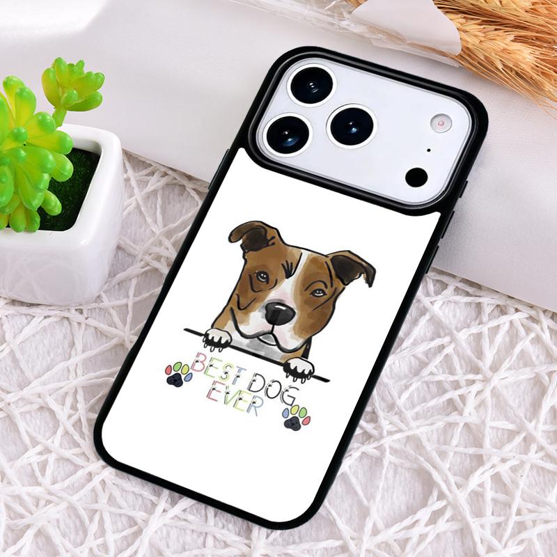 Pit Bull Lovely Dog Pitbull Shockproof Phone Case for iPhone 17 Air 16e 15 11 12 14 13 Pro Max Cover Coque