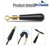 50pcs Drift Fishing Float Seats Copper Head Rubber Bobber Holder for LED Floats Anti-Tangle Rotating Buoy Seat