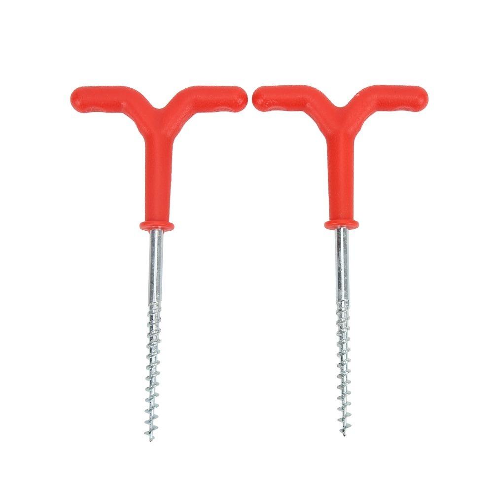 

2PCS Y Shape Fishing Rod Holders 185×90mm Ground Anchor Holder Bank Fishing 2PCS