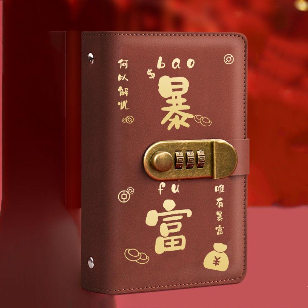 With Password Lock Budget Binder with Lock Wallet Storage Planner Organizer Girls Boys