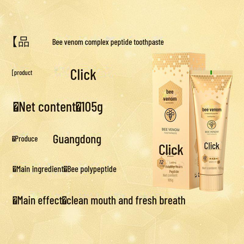 Kelike Bee Venom Whitening Toothpaste Pack - Double Mint & Baking Soda (6-Pack)
