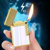 New Kalucai Shell Self-igniting Lighter Side Slide Wheel Self-Inflating High-End Retro Gift for Boyfriend