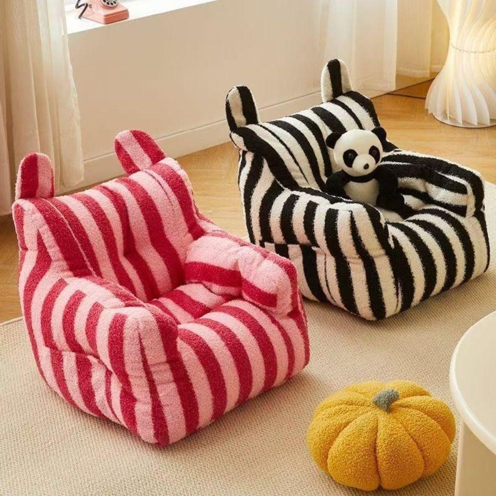 Storage Bag Children's Bear Sofa Soft Fabric Kids Sofa Chair Gentle Fabric Lazy Sofa Living Room