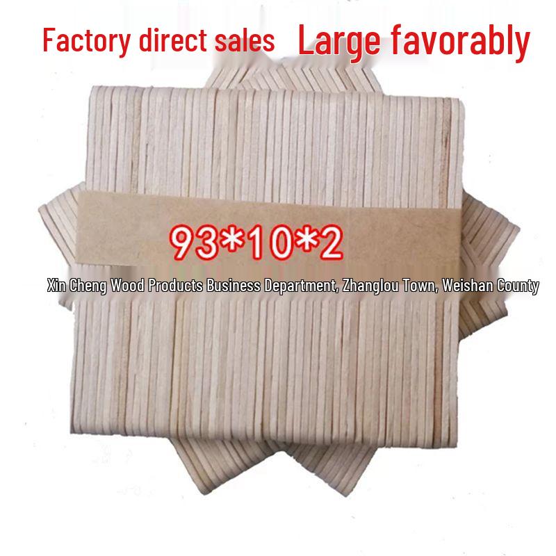 Noodle Strips and Eco-friendly Birch Popsicle Sticks (93*10*2mm) 93*10*2mm