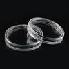 Storage Coin holder Boxes Case Protection Accessories Transparent 100pcs
