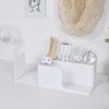 Multi-functional Storage Box Retractable Desktop Stationery Book Pen Holder Stand Cosmetics Makeup Tools Organizer