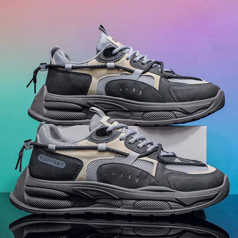 Fashion Fashion Men Sneakers Spring Breathable Comfort Air Cushion Running Shoes Outdoor Non Slip Wear-resistant Walking Shoe Zapatillas