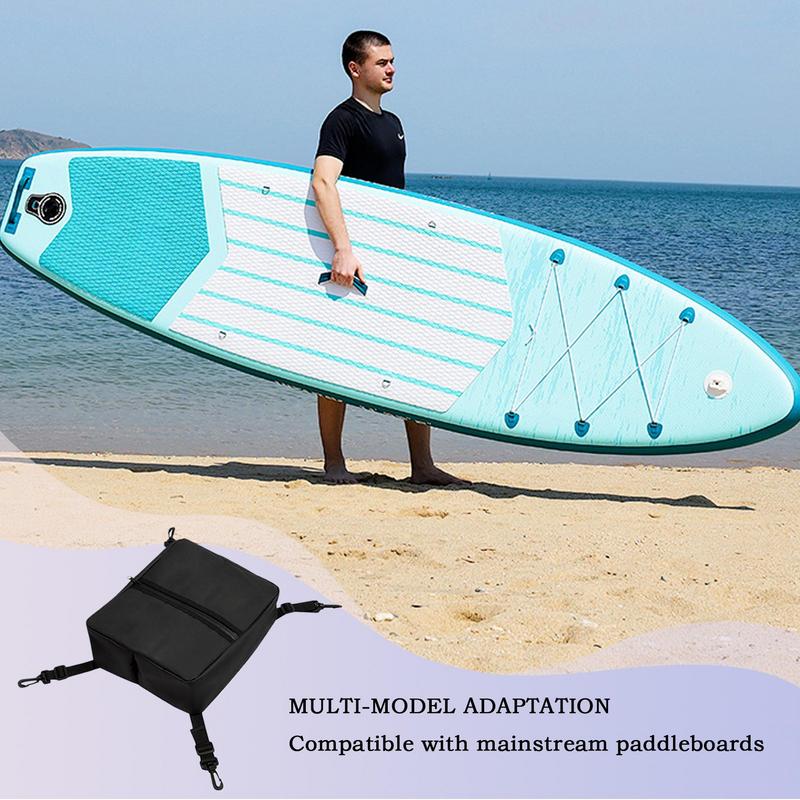 Paddleboard Storage Bag Paddle Board Surf Deck Bag Zippered Stand Up Paddleboard Mesh Carry Pouch For Cold Drinks Personal Items