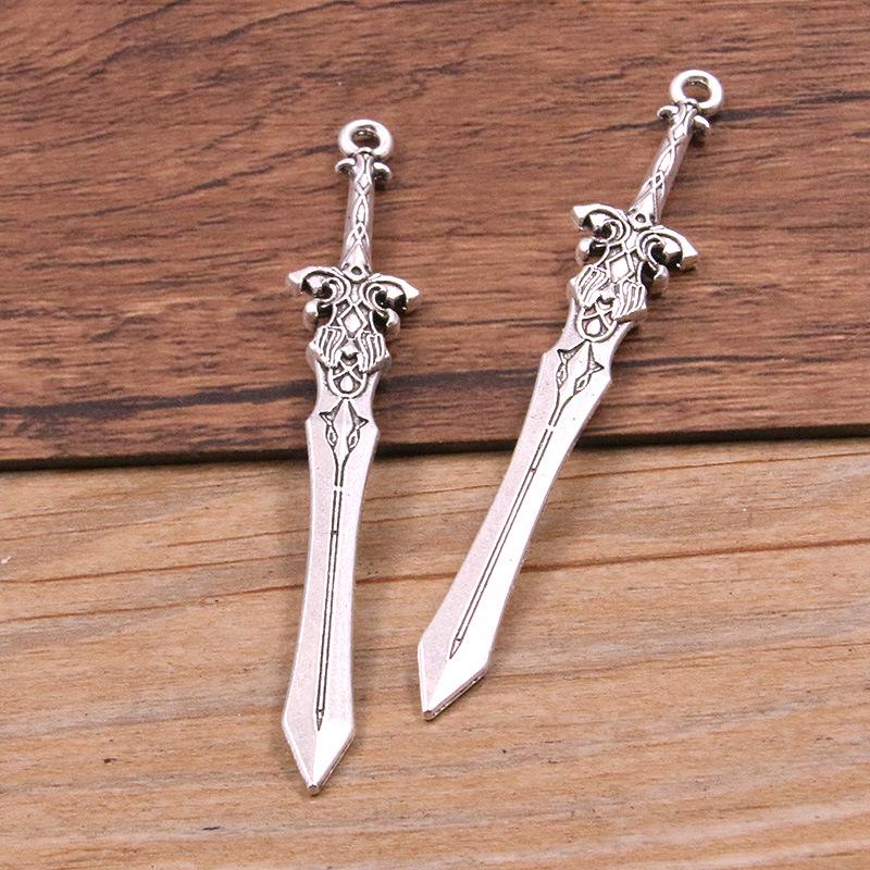 15 DIY Alloy Weapon Charms: Swords, Knives, Guns, Bows & More