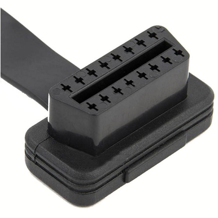 OBD2 Dual-Port Verlängerungskabel: Universeller 16-Pin-Splitter für die Autodiagnose