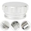 2pc 2" Aluminium Alloy Weld On Filler Neck And Cap Oil, Fuel, Water Tank Silver