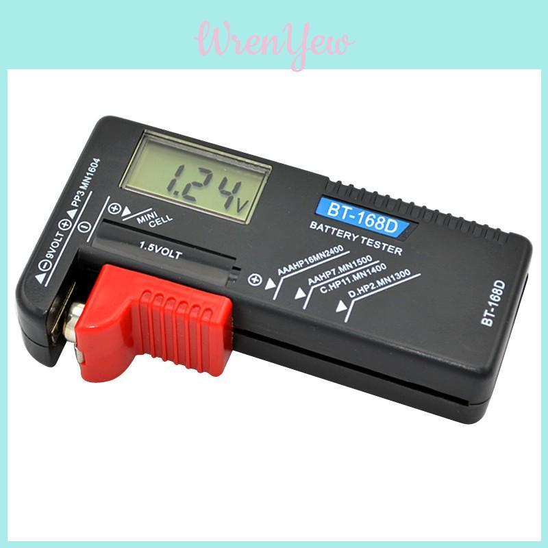 Versatile Universal Battery Tester With Digital Display For Aaa Aa C D And 9v Batteries