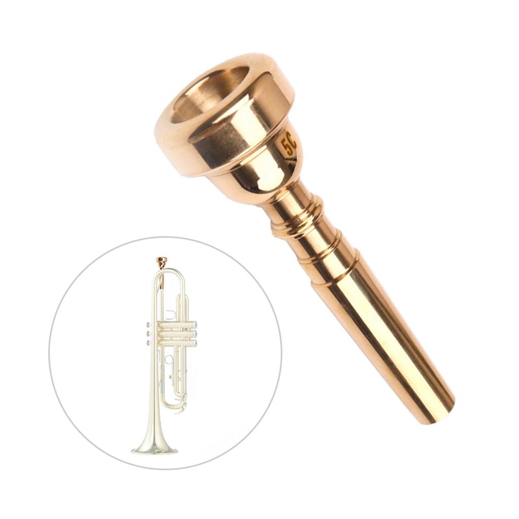 Trumpet Mouthpiece Musical Instrument Accessories Gold Plated 7C