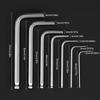 7 Pcs Allen Key Sets Hexagon Spanner Universal Hex Wrench Screwdrivers Six-Lens Ball Keys Hand Tools For Bicycle Repair