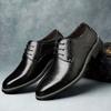 Mode Italienische Herren Lederschuhe Luxus Business Kleiderschuhe Mode Lässig Arbeitsschuhe Schnürschuhe Oxford Büroschuhe Herren Brogue Schuhe