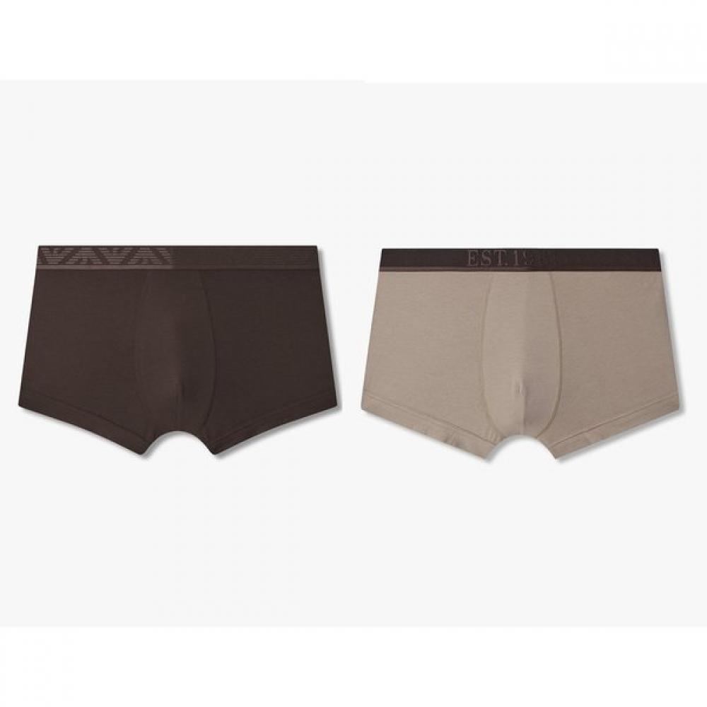 Emporio Armani Men Eagle Logo Banding   Glossy Number Cotton Drawers 2p Set 0815312323 0815312324 S(95)