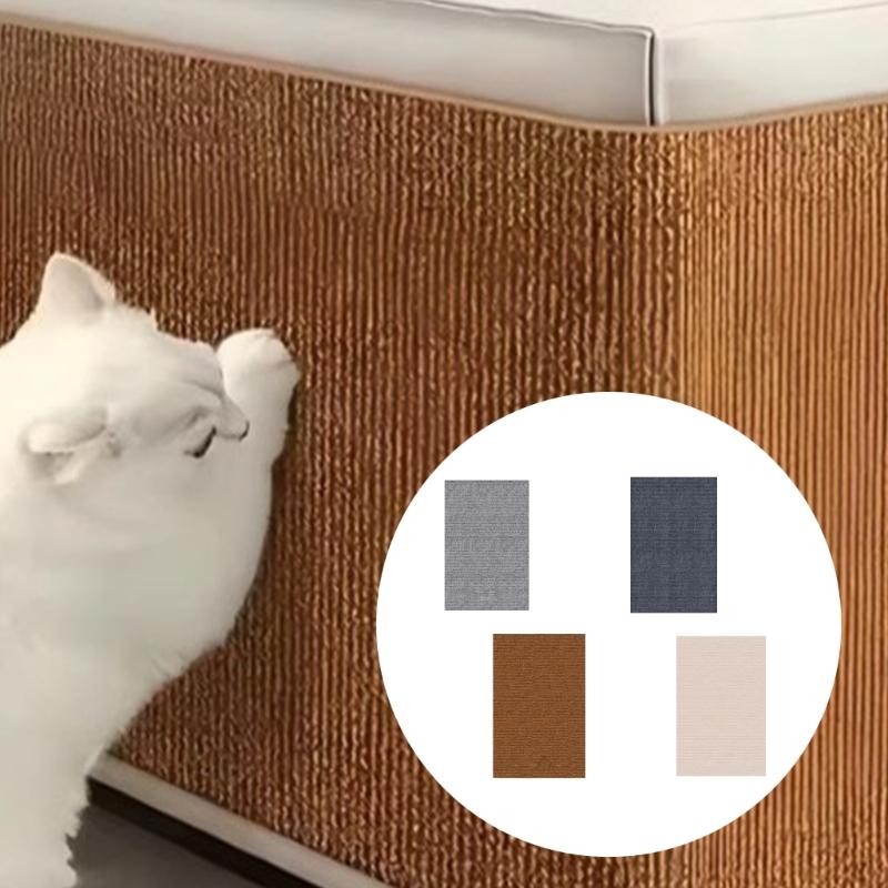 Textile Scratch Overlay for Pet Use, Adhesive Sofa Upholstery Cover with Tailored Rectangular Sheet 300 X 60 Cm