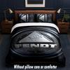 Set Biancheria da Letto Design Fendt 1 Copripiumino + 2 Federe Morbido Traspirante Biancheria da Letto per la Casa