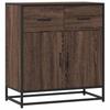 Sideboard Brown Oak Effect 68 x 35 x 76 cm Engineered Wood