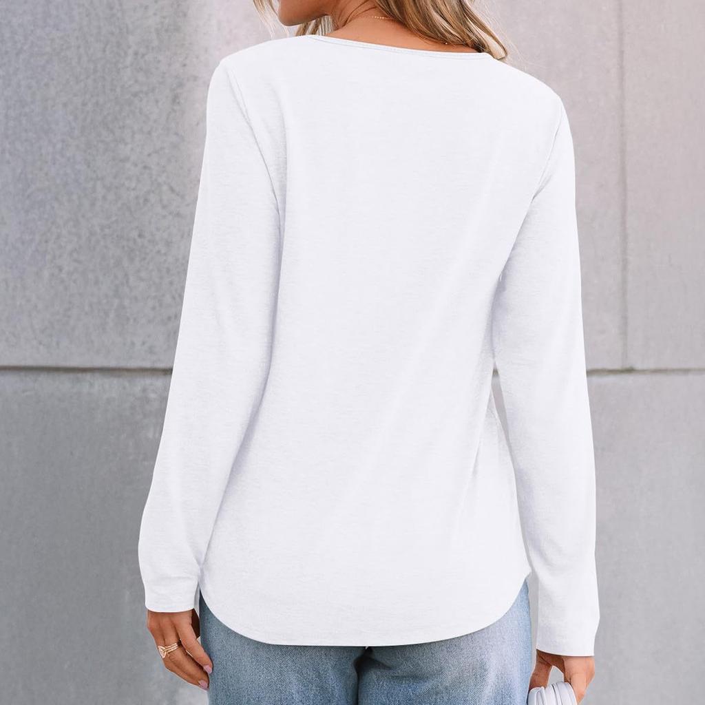 Women's Loose Casual Solid Color Mesh Lace Hollow Out Versatile Long Sleeved Top