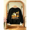 1 pièce Happy Digger: Le Sweat à Col Rond Joyeux Excavateur pour Garçons,