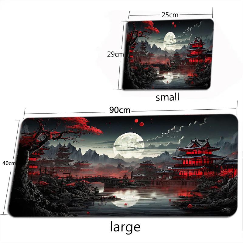 Starry Sky Moon Mouse Pad Large Computer Game Table Mats XXL Rubber -slip Gaming Keyboard Mousepads Long Desk Pads