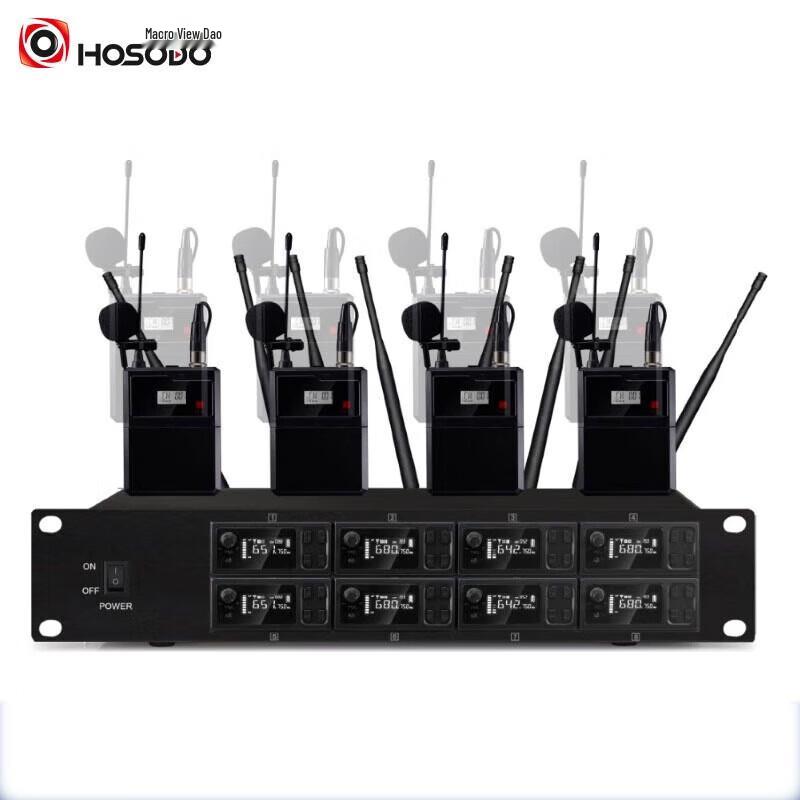 

Hongshidao HSD-8KFT Wireless UHF 1-to-8 Conference Headset Microphone System (CN version)