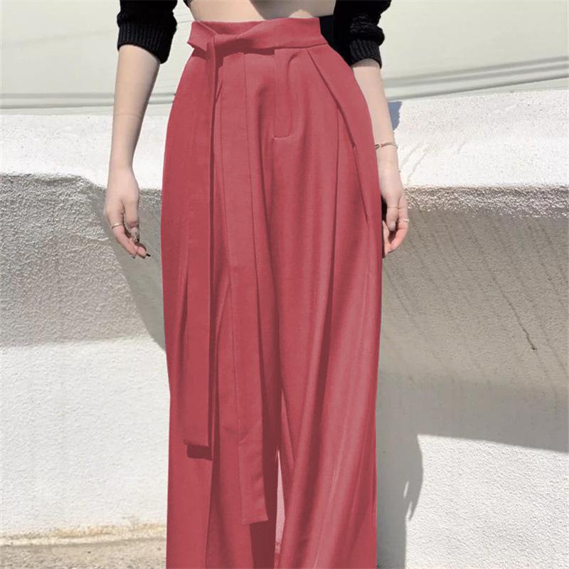 Western Style Pants for Women Autumn with Sense of Drape Wide Legs Exuding Unique Casual Vibe for Commuting Trousers Women’s