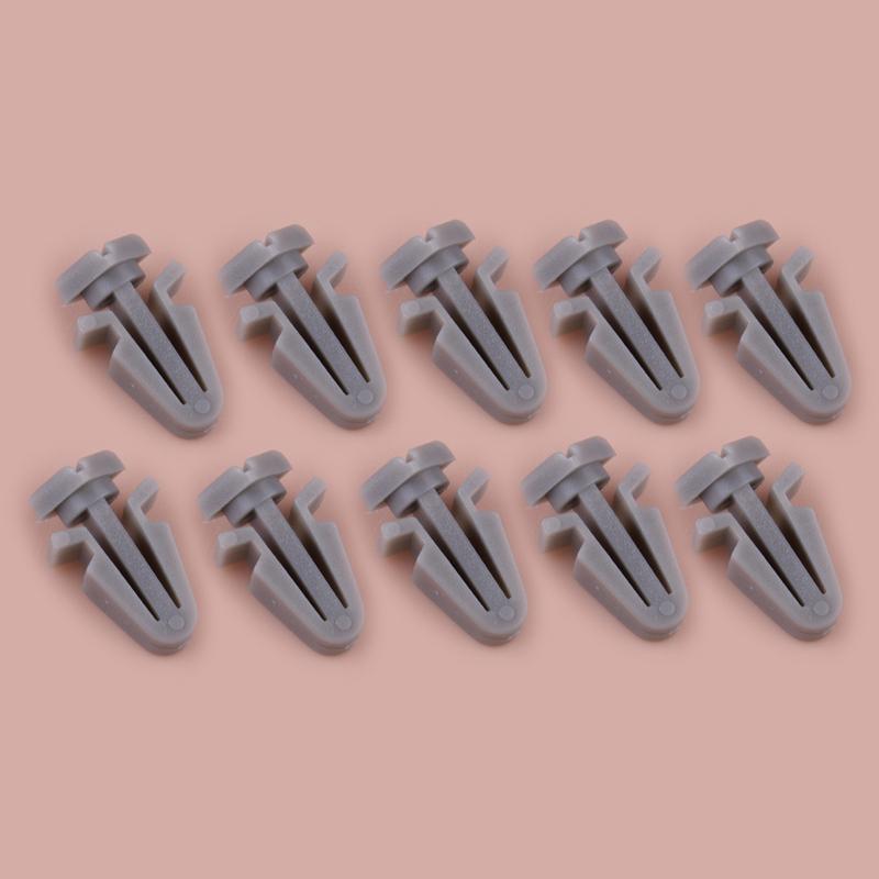 50Pcs Grille Clips Lock Retainers Fasteners 62318-01W00 62318-D0100 Fit For Nissan 720 D21 Datsun Pickup Hardbody Maxima Gray