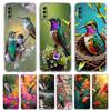 Phone Case For Samsung A56 A36 A26 A16 A14 A12 A22 A32 5G A34 A42 A52 A54 A50 A70 A72 A40 A20E A20S A04S A06 Cover Hummingbird