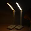 Składana Lampa Stołowa LED Lampa Biurkowa 3 Rodzaje Bezstopniowo Ściemniana Dotykowa Nocna do Czytania Ochrona Oczu Światło Nocne Ładowanie przez USB