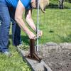 Holz Zaunpfosten Basis Anti-Kippen Gartenzaun Stützhalter Sichtschutzzaun Panel Basis Einfache Montage Für Hof Garten Terrasse