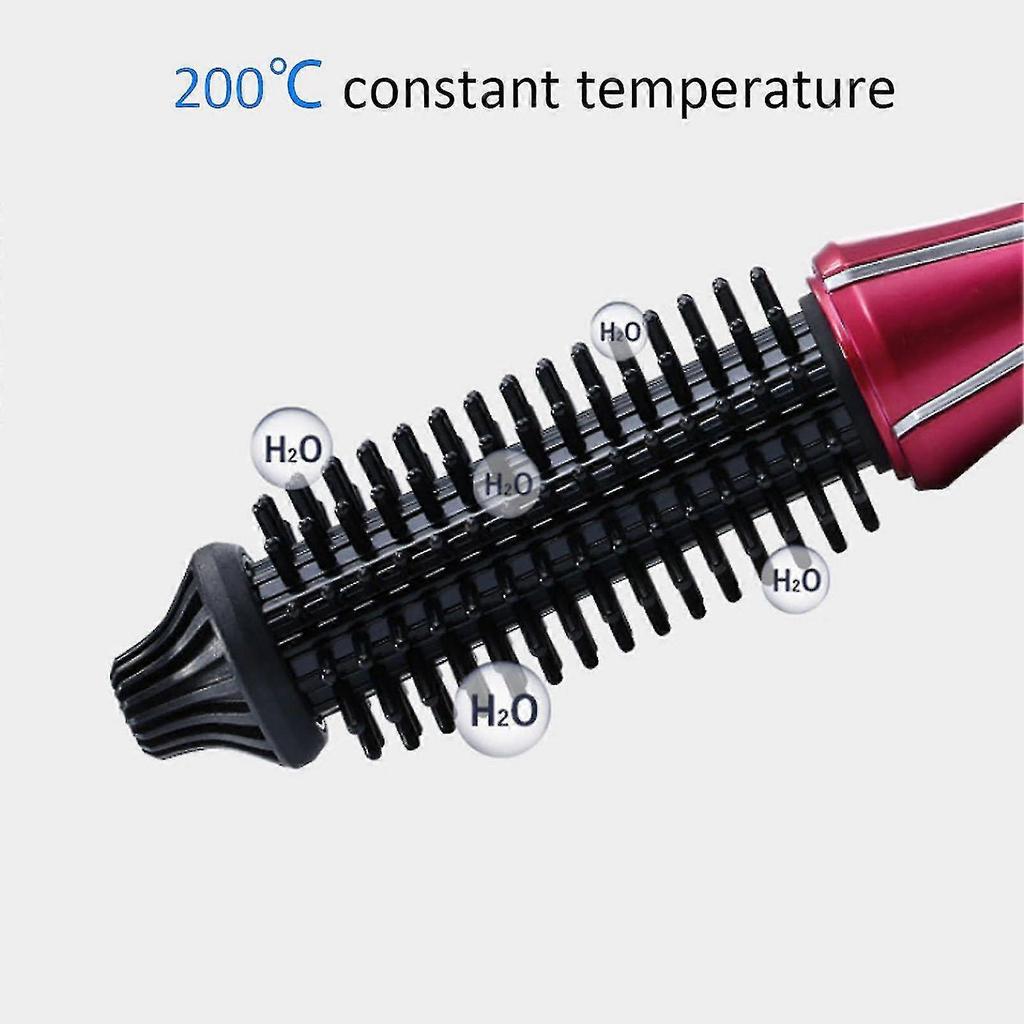 Curling Iron Brush, Hair Curler Hot Brush Professional Anti-scald Instant Heat Up Curling Wands