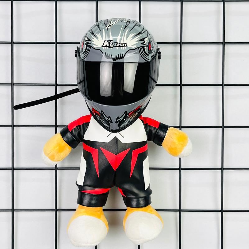 Motorcycle Helmet Rabbit Pattern Decoration Trunk Pendant Bear Helmet Riding Motorcycle Brigade