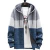 Men's Hooded Cardigan Sweater - Autumn/Winter 2025 Collection, Casual Loose Fit, Thick & Stylish Jacket