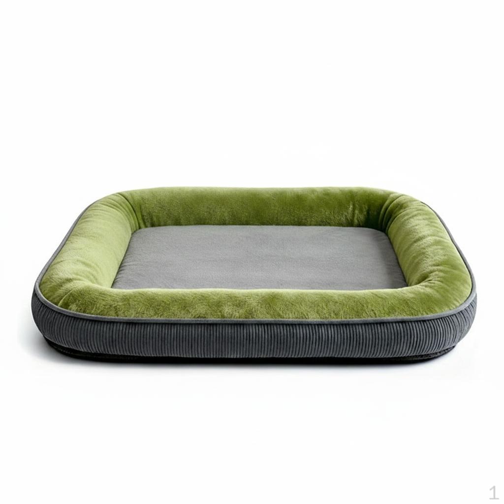 AllSeason Pet Bed for Dogs and Cats, Warm Sofa Cushion Small to Medium Pets XXL 90*75CM Red Edge