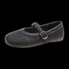French single shoes women's 2025 new summer flat-bottomed small leather shoes with skirts are beautiful and not tired Mary Jane women's shoes