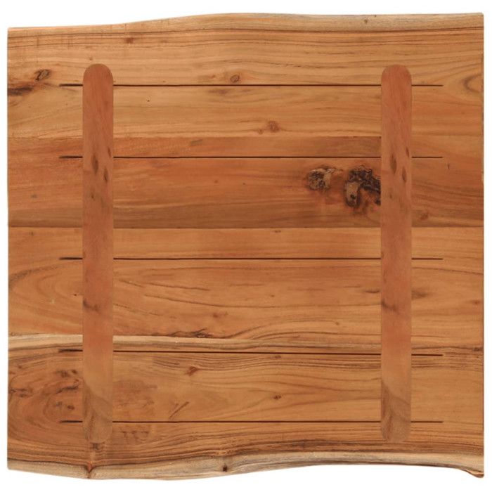VidaXL Table Top 60x60x2.5 Cm Square Solid Acacia Wood, Square Table Top, Dining Table Top, Plank of 370618
