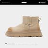 Snow boots cotton shoes 2025 winter new velvet thickened northeast thick-soled non-slip zipper women's boots flat-soled short boots